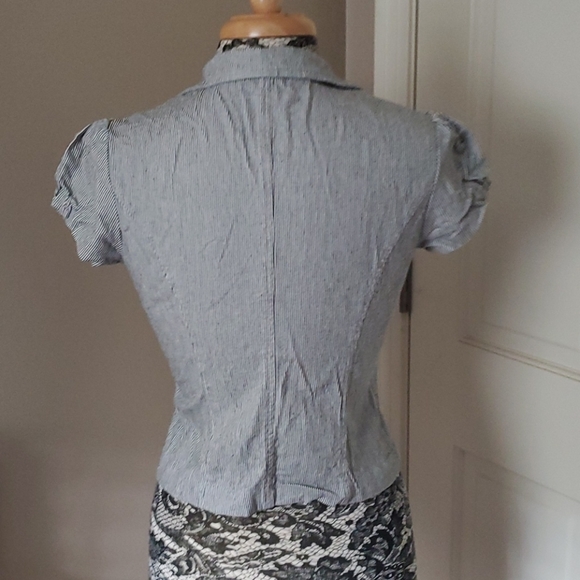 Papaya navy/white striped top - Picture 2 of 3